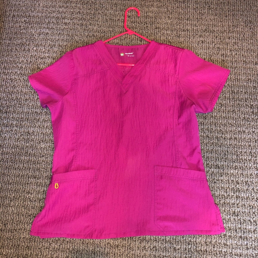 WonderWink Four Stretch Scrub Top, size Large